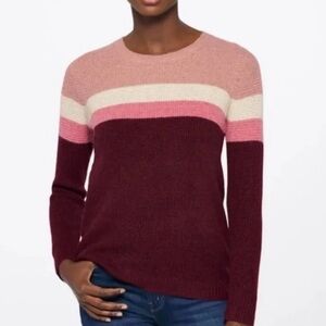 Market & Spruce Crewneck Waffle Texture Sweater